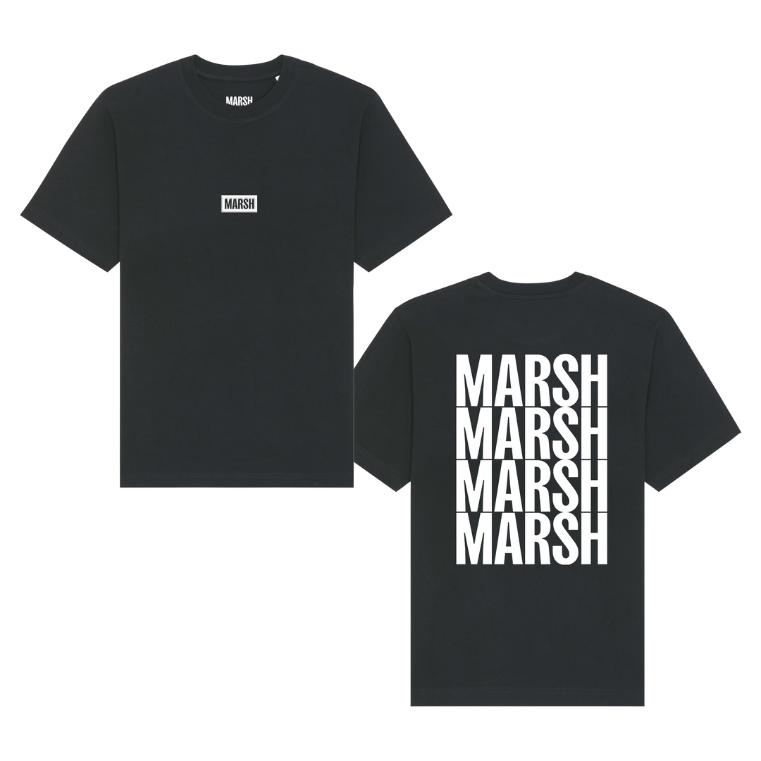 Premium Marsh Logo Black T-shirt